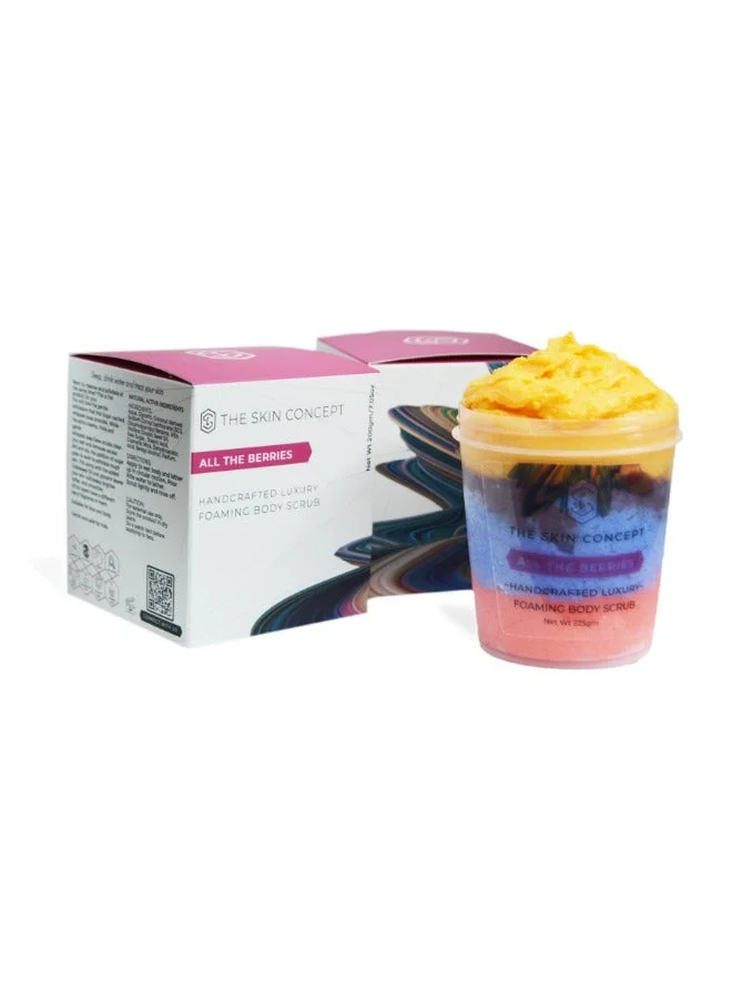 The Skin Concept  The Skin Concept All The Berries Foaming Sugar Scrub for Women | Best Price UAE